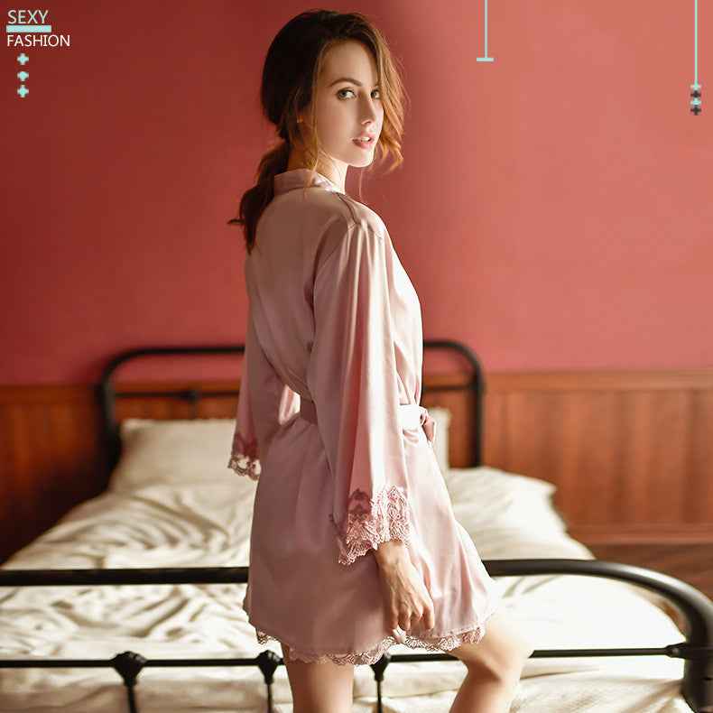 Sexy silk nightdress