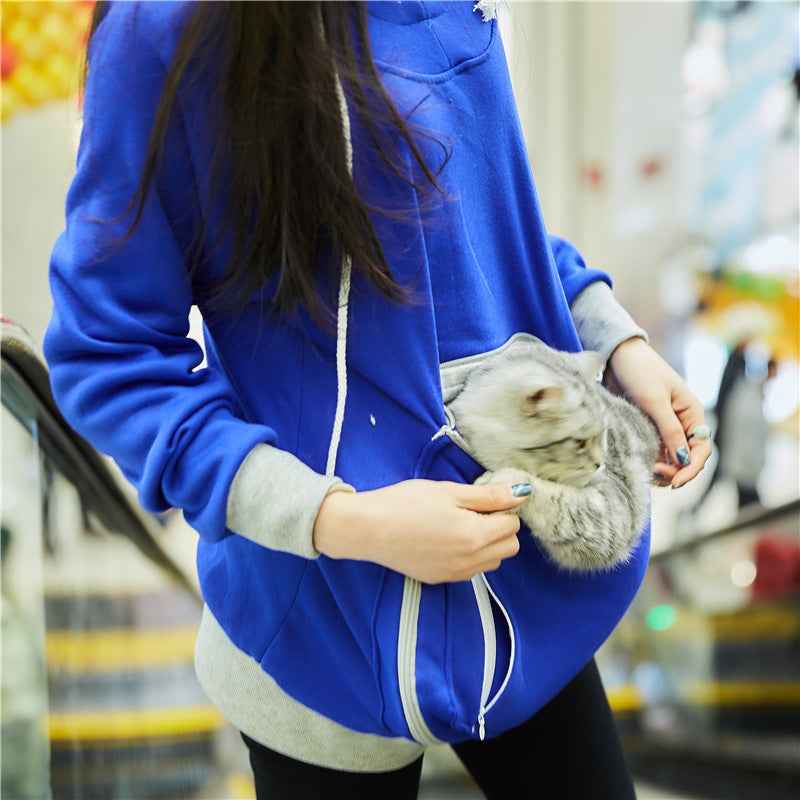 Women Pullover Hoodie Sweatshirt For Pets Cat Small Dog