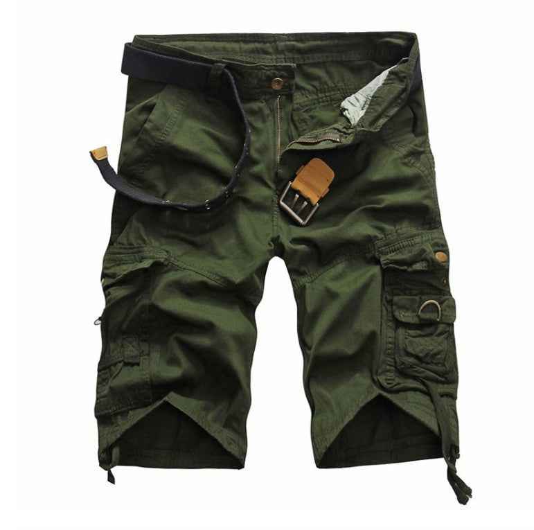 Summer Men's Loose Large Size Camouflage Pants Leisure Cargo Shorts
