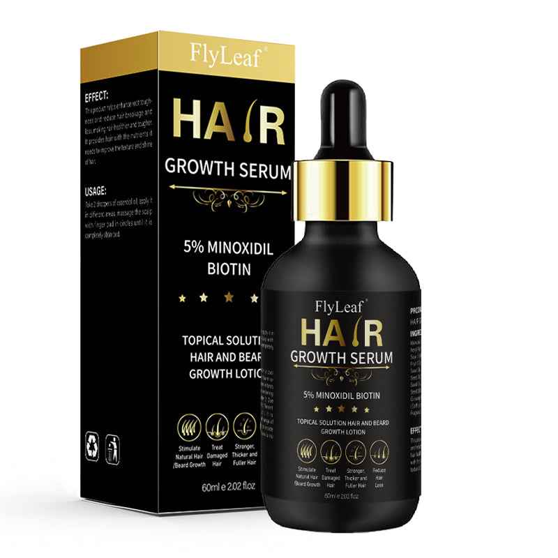 OEM ODM Fast Result Biotin Minoxidil Regrowth Ginger Anti Loss Organic Rosemary Oil Hair Growth Serum Oil