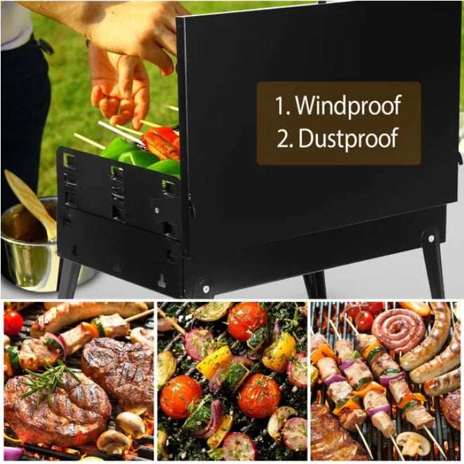 Outdoor Portable Foldable Charcoal Grill