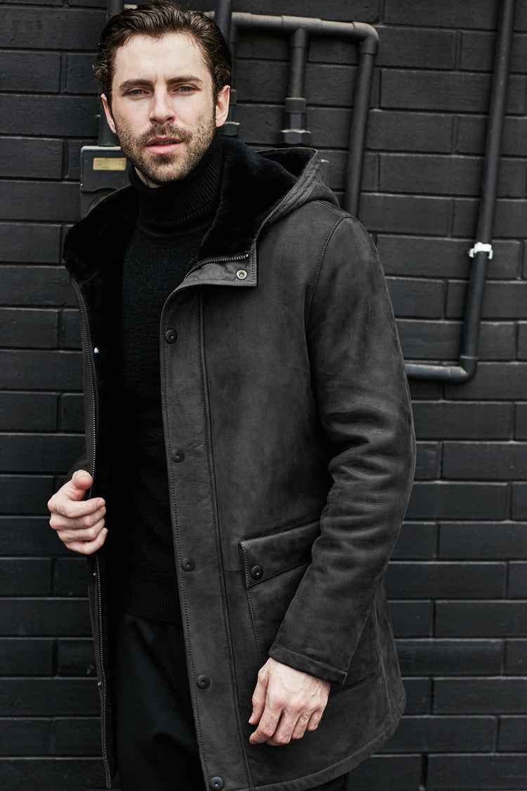 Casual Fleece Hooded Jacket For Men
