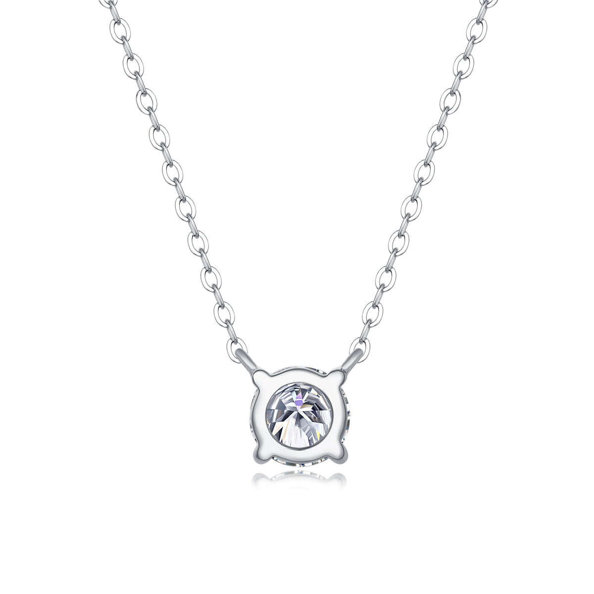 My Heart Will Last Forever - Affordable Diamond Jewelry Necklace Pendant Set With 1-carat And 2-carat Moissan Diamonds, S925 Sterling Silver And Platinum Plating. --Prohibit TikTok Sales
