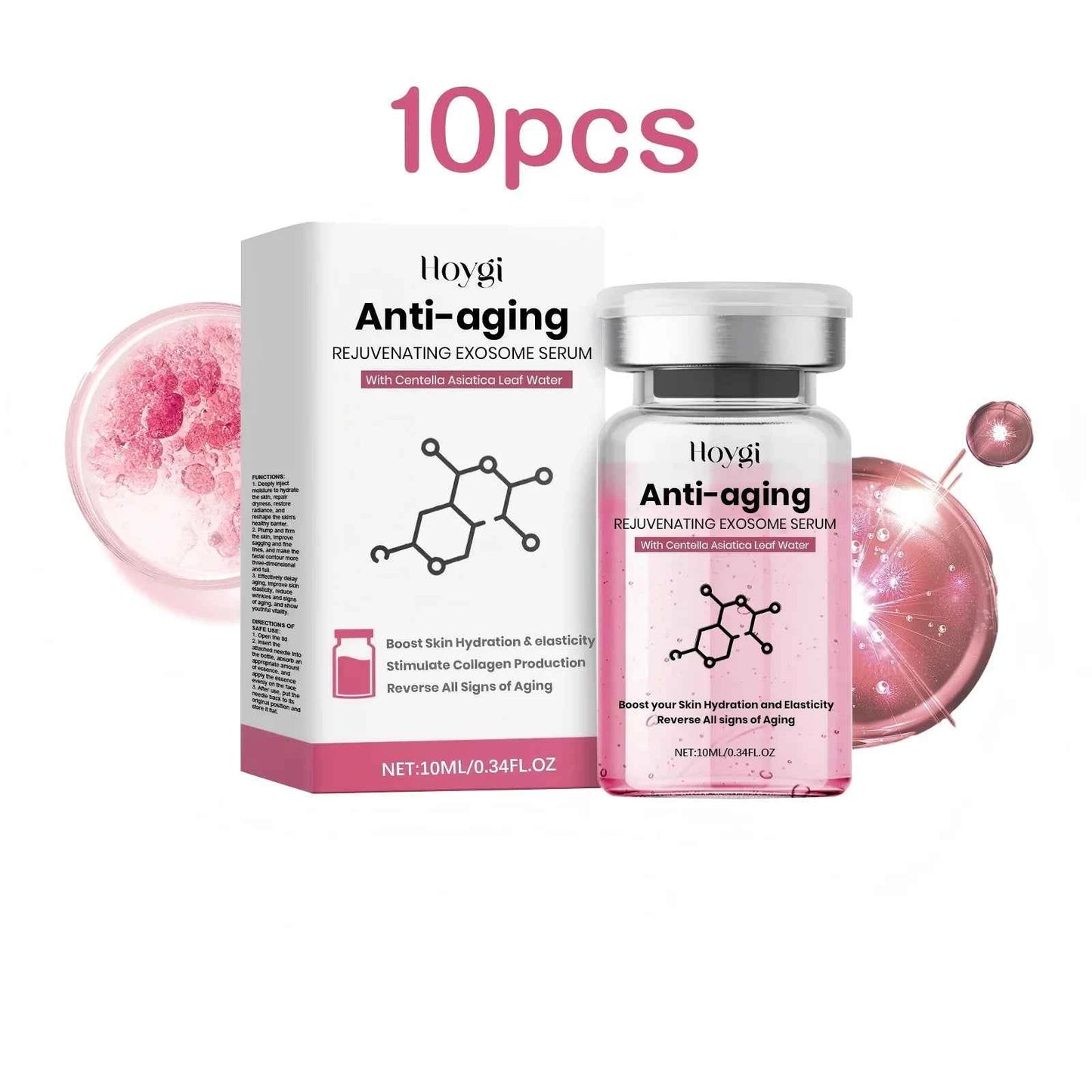 Hoygi 10ml Nourishing Niacinamide Serum Moisturizing Face Care Hydrating Skin Rejuvenating Firm Facial Skin Lifting Serum