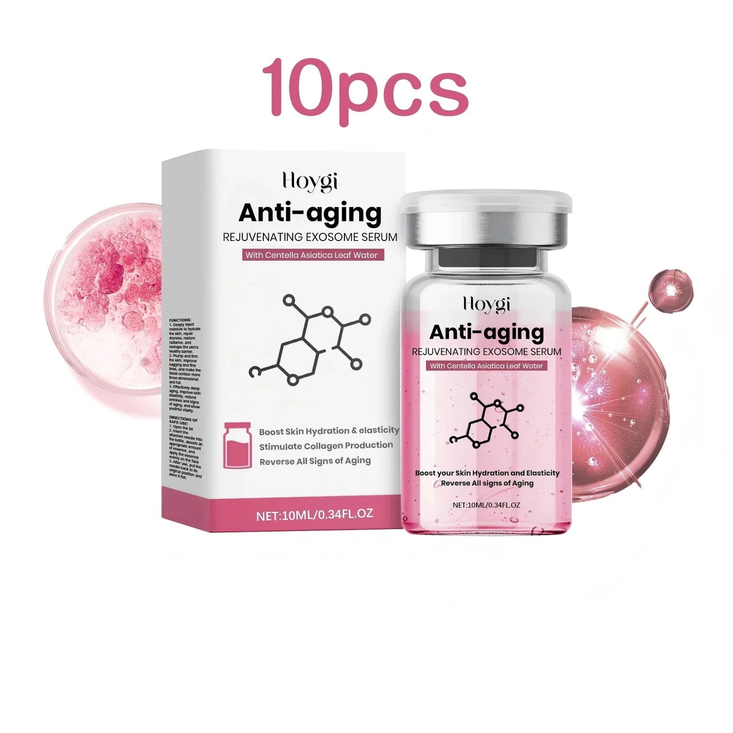 Hoygi 10ml Nourishing Niacinamide Serum Moisturizing Face Care Hydrating Skin Rejuvenating Firm Facial Skin Lifting Serum