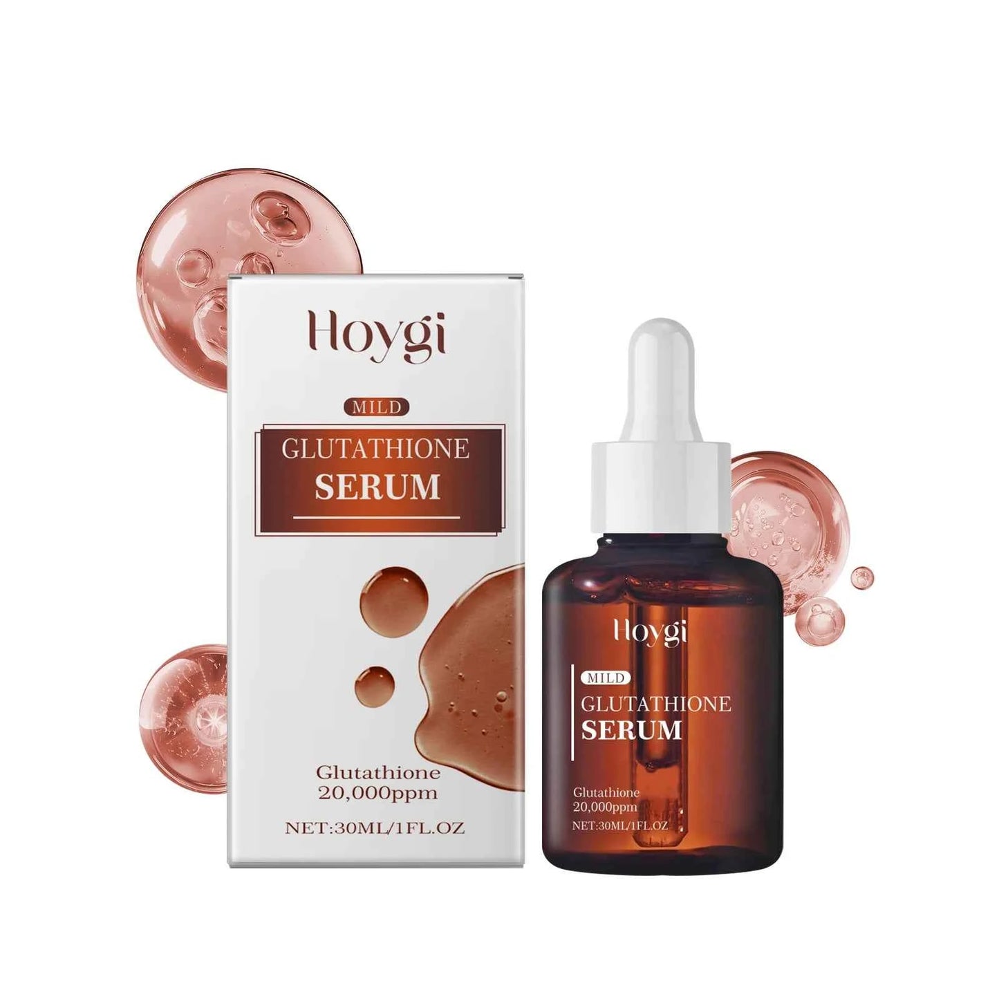 Hoygi 30ml Glutathione Facial Serum Brightening Skin Rejuvenation Moisturize Nourish Improve Skin Elasticity Firming Face Serum