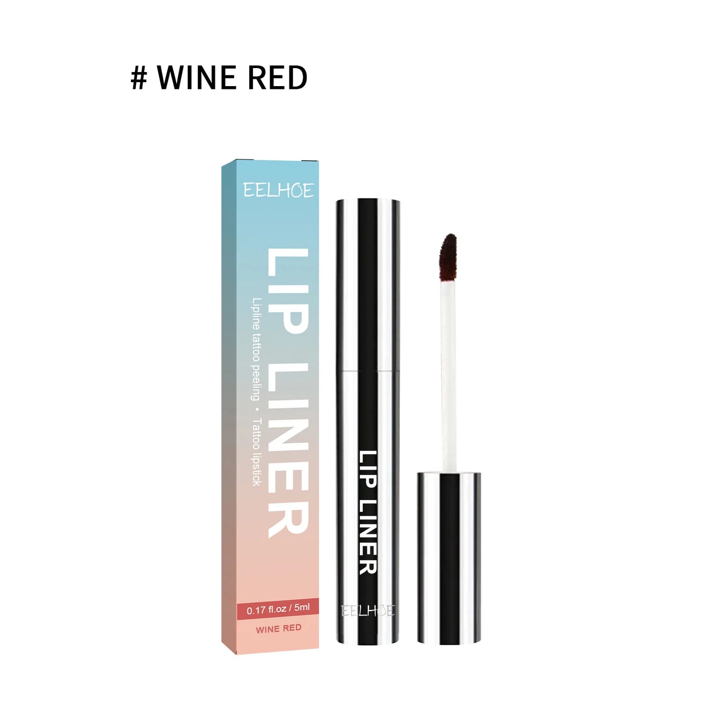 Eelhoe 5ml Peel Off Lip Liner Pen Waterproof Long Lasting Plump Lip Matte Velvet Gloss Nourish Sexy Contour Lips Make Up Pencil - AMULET RING STORE