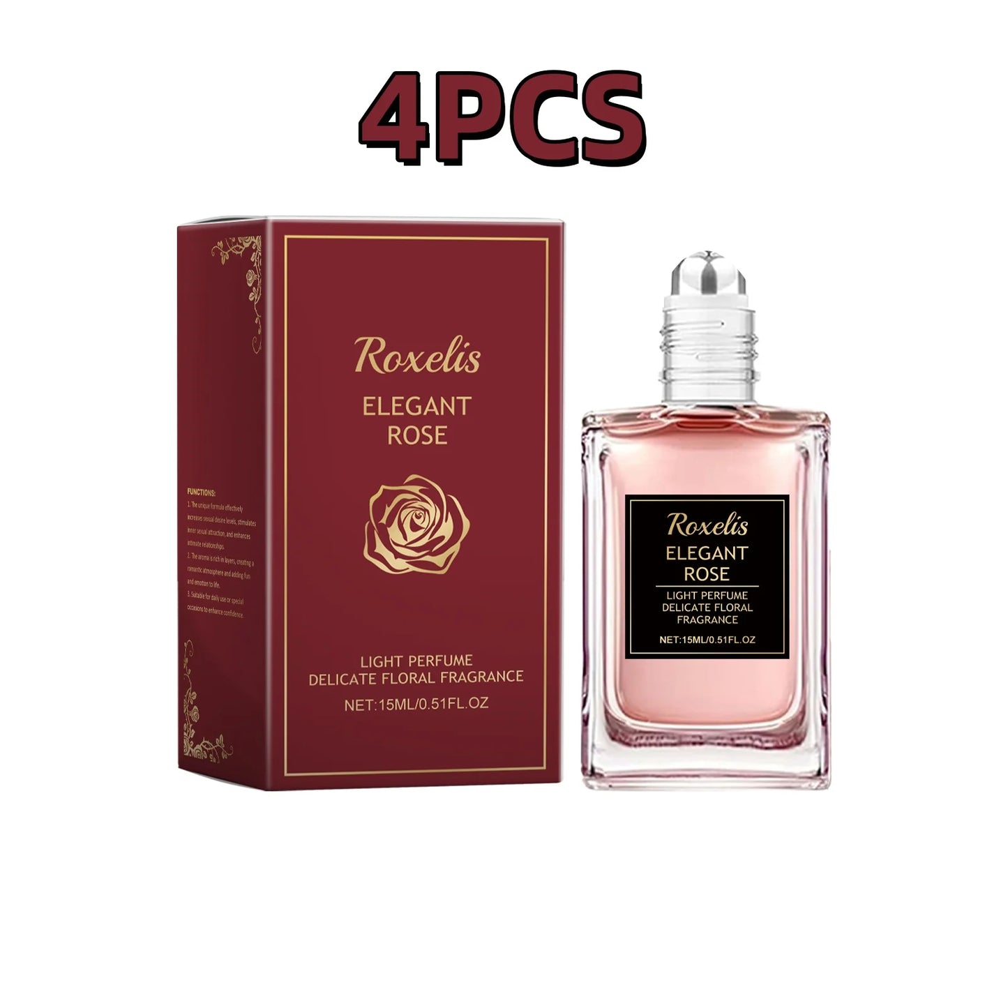 Rose Oil Perfume Mood Smooth Boosting Enhanced Couples Atmosphere Spread Charm Long Lasting Floral Pheromone Attraction Perfume