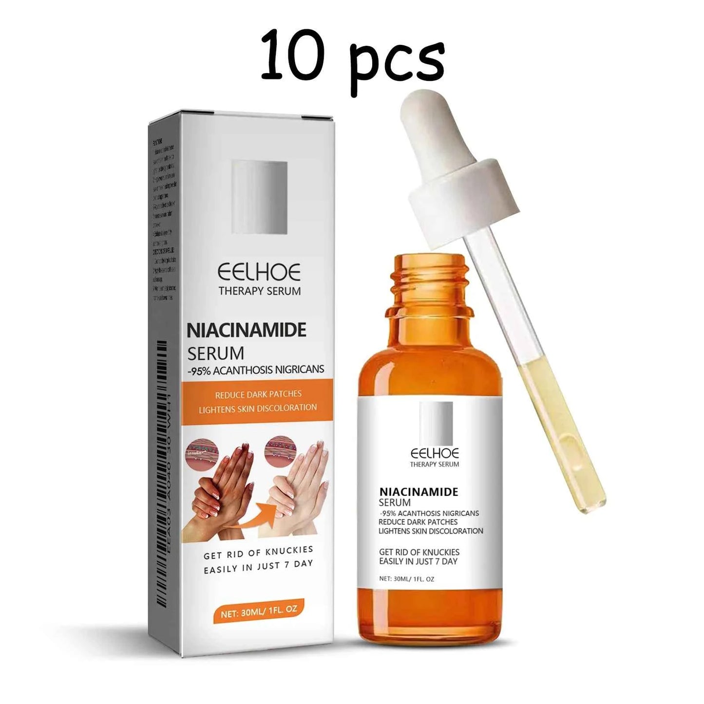 EELHOE Face Whitening Serum Reduce Dullness Brightening Skin Tone Moisturizing Enhance Skin Elasticity Body Skin Care Serum