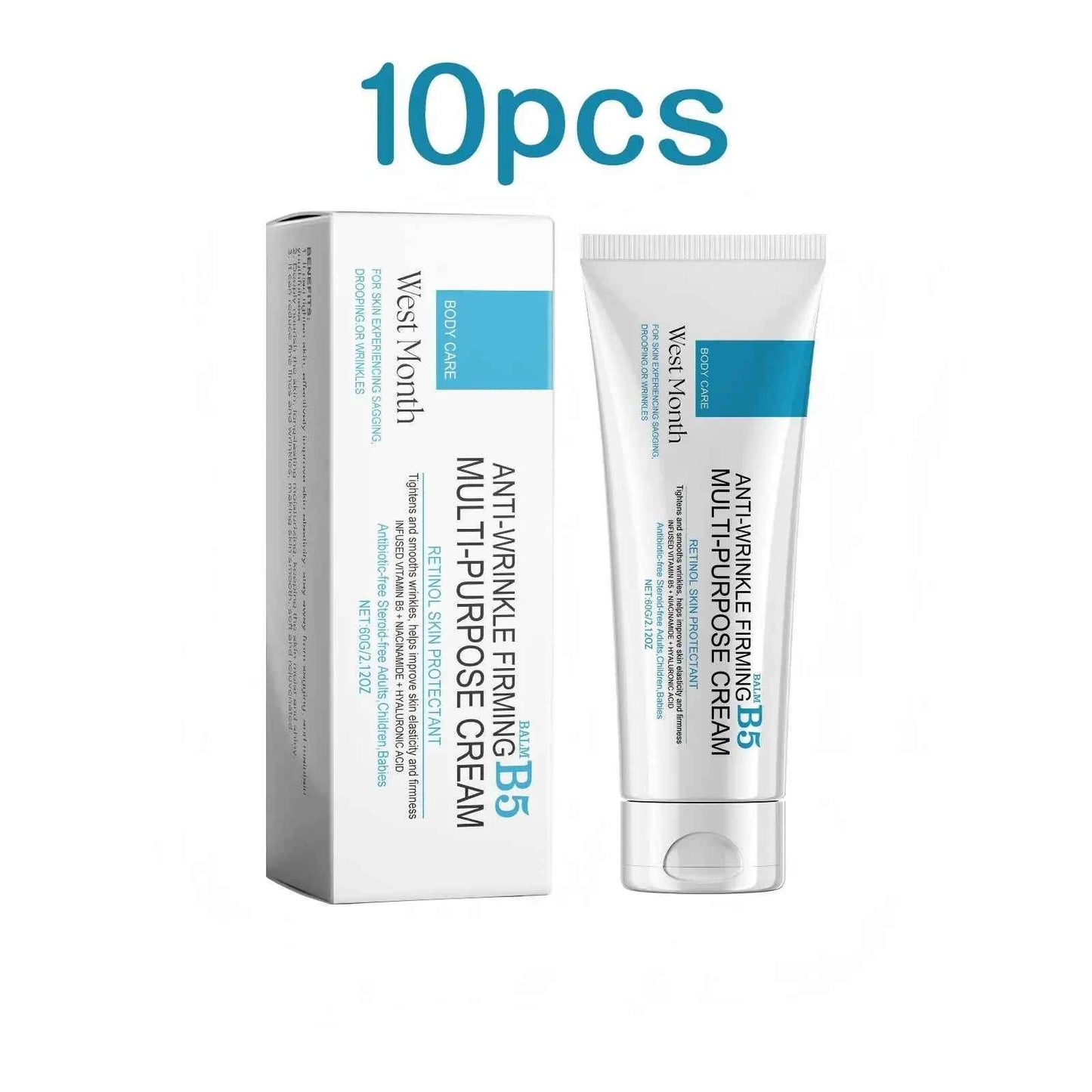 West&Month 60g Butter B5 Firming Cream Face Body Care Improve Sagging Skin Moisturizing Fade Wrinkles Tightening Skin Cream