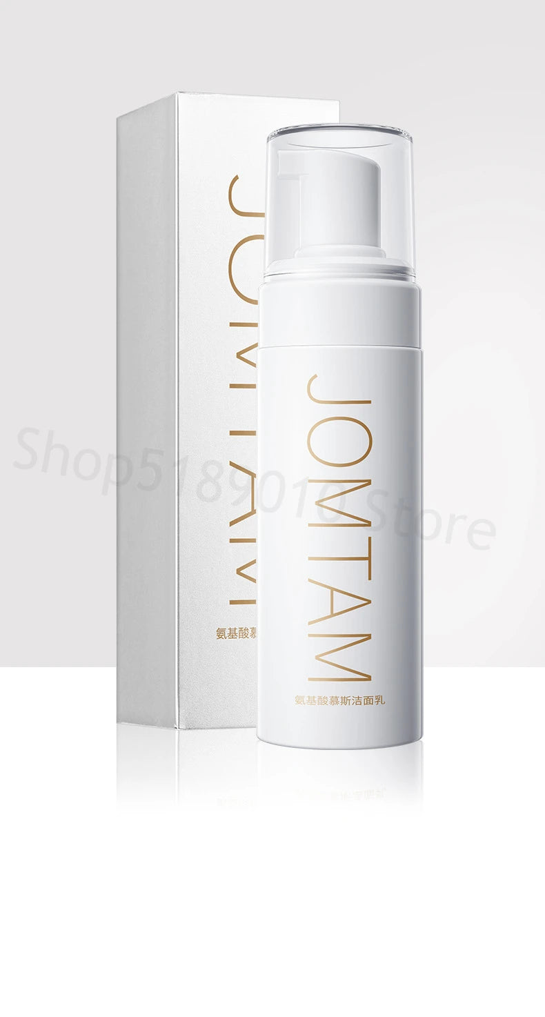 Amino Acid Facial Cleanser Face Wash Cleansing Mousse Moisturizing Oil Control Shrink Pores Makeup Remover Creamy Foam Skin Care - AMULET RING STORE