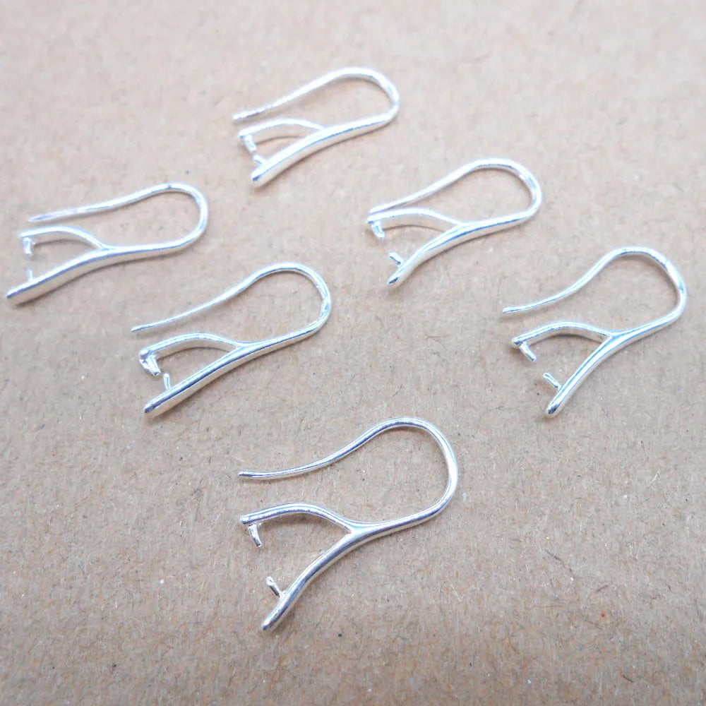 more choice wholesale silver earrings jewelry accessories DIY crafts cufflinks earrings hook crystal cubic zirconi - AMULET RING STORE