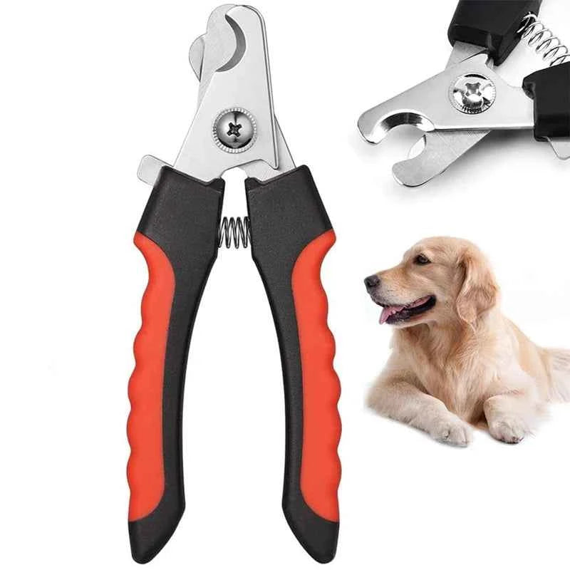 Professional Pet Nail Clipper with Safety Guard Stainless Steel Scissors Cat Dog for Claw Care Grooming Supplies Size Fits - AMULET RING STORE