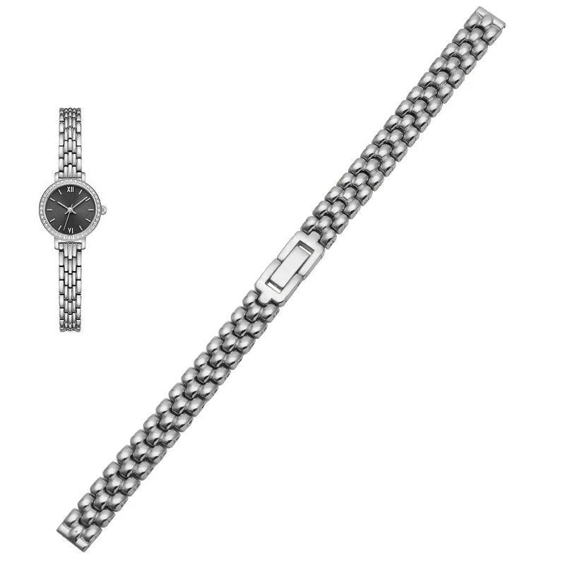 Stainless steel watchband 6mm 8mm 10mm silver golden bracelet Replacement strap for size dial lady's fashion watch Bracelet