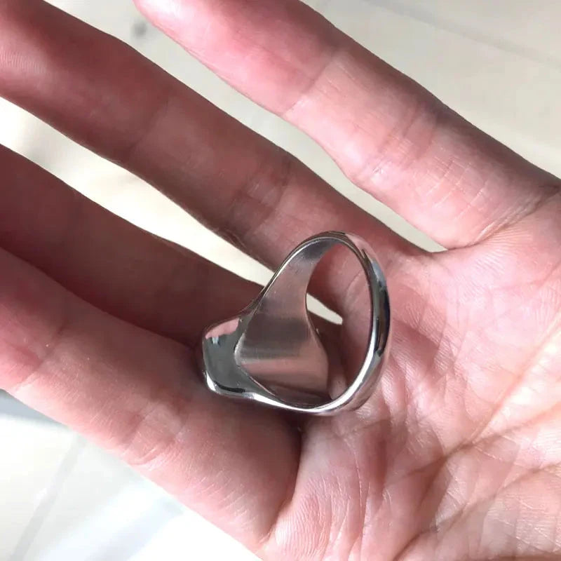 islam muslim AMULET PROTECTION NAZAR DUA SURAH QALAM stainless steel ring - AMULET RING STORE