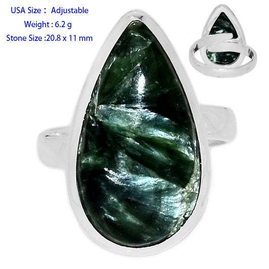 Genuine Rainbow Moonstone Ring 925 Sterling Silver, Women Jewelry Gift