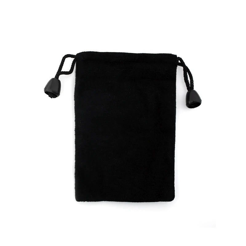 1pc Black Color Velvet Bag Jewelry Packing Velvet Drawstring Pouches Jewelry Gift Bags Display chain ring Packing Bags Gift - AMULET RING STORE