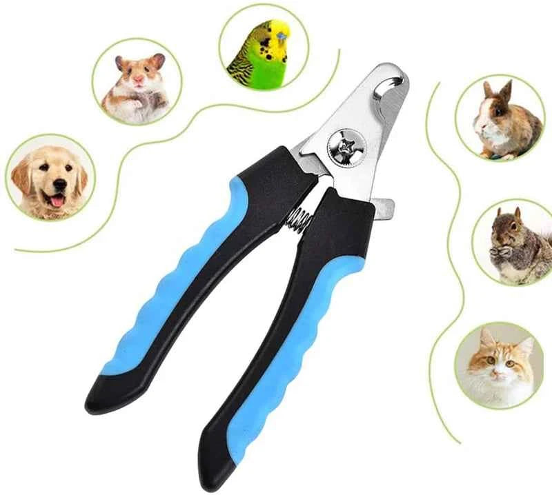 Professional Pet Nail Clipper with Safety Guard Stainless Steel Scissors Cat Dog for Claw Care Grooming Supplies Size Fits - AMULET RING STORE