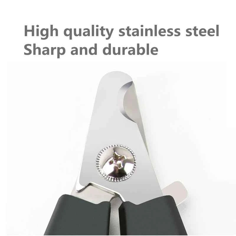Professional Pet Nail Clipper with Safety Guard Stainless Steel Scissors Cat Dog for Claw Care Grooming Supplies Size Fits - AMULET RING STORE