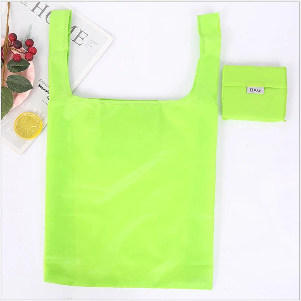 Shopping bag Eco-friendly bag Storage bag shoulder Grocery bags Shoulder Market Bags Reusable foldable Supermarket Shop bags - AMULET RING STORE