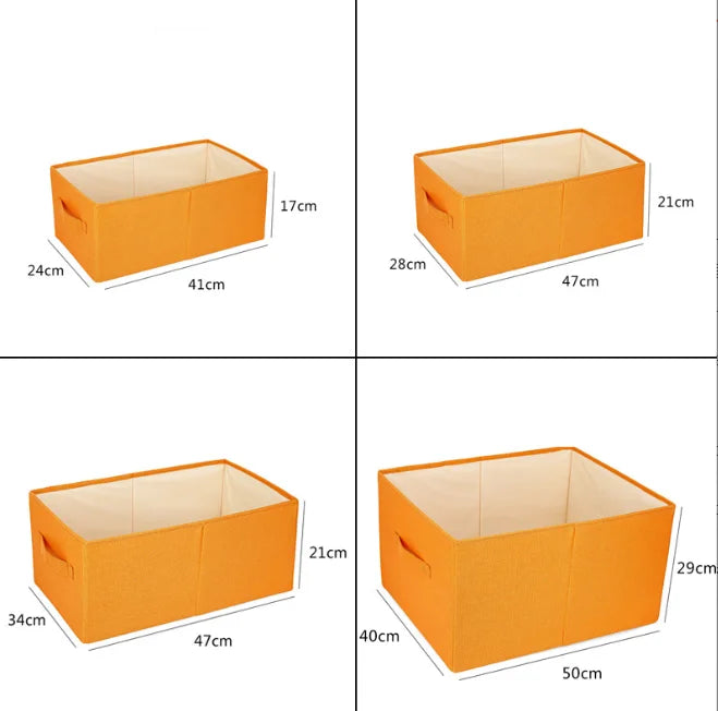 Large Foldable Storage Box Organizing Box For Closet Storage Clothing Storage Box Folding Storage Box For Home Office Storage - AMULET RING STORE