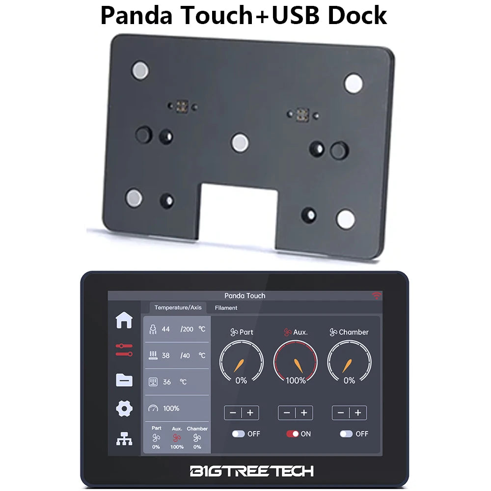 BIGTREETECH Panda Touch 5 Inch Touch Screen Multi-Printer Wireless Control Upgrade For Bambu Lab X1 P1 BambuLab A1 3D Printer