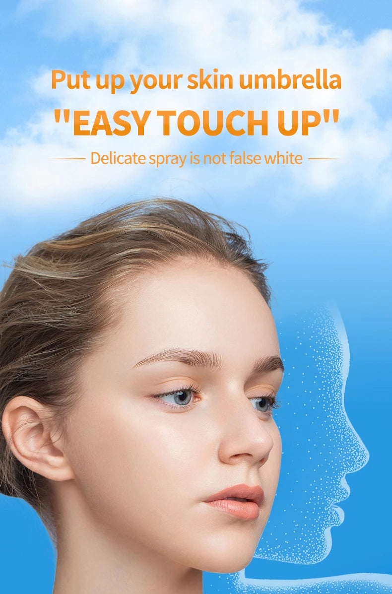O‘cheal 150ml Sunscreen Spray Anti-aging Anti Wrinkle Moisturizing Whitening Sunscreen Spray Facial Body Neck Skin Care Cream