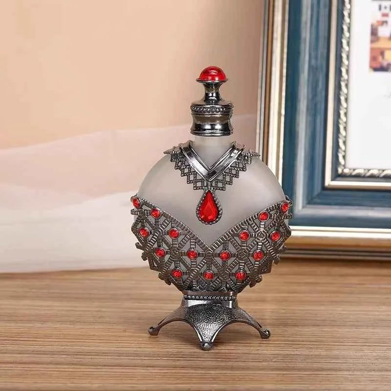 2/10pcs 10/30ml New Vintage Essential Oil Bottle Attar Oil Bottle Volatile Oil Container Perfume Bottle Cosmetic Packing Gift