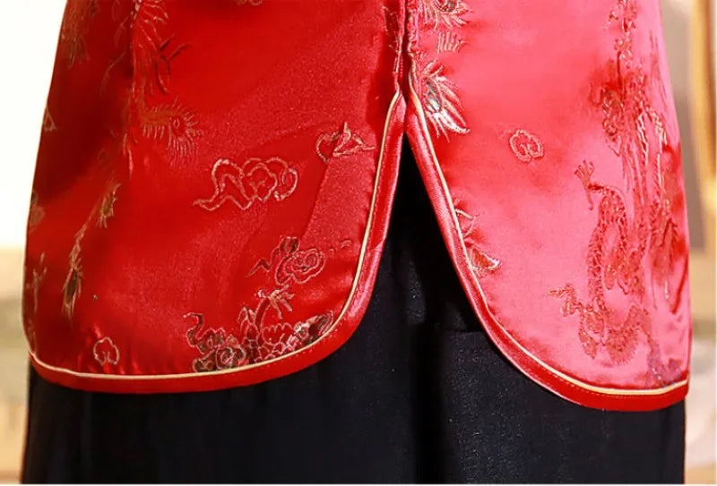 Elegant Ethnic Style Streetwear Cheongsam Qipao Tees Fashion Clothes Tshirts Vintage Shirts for Women Y2k Tops Women Clothing