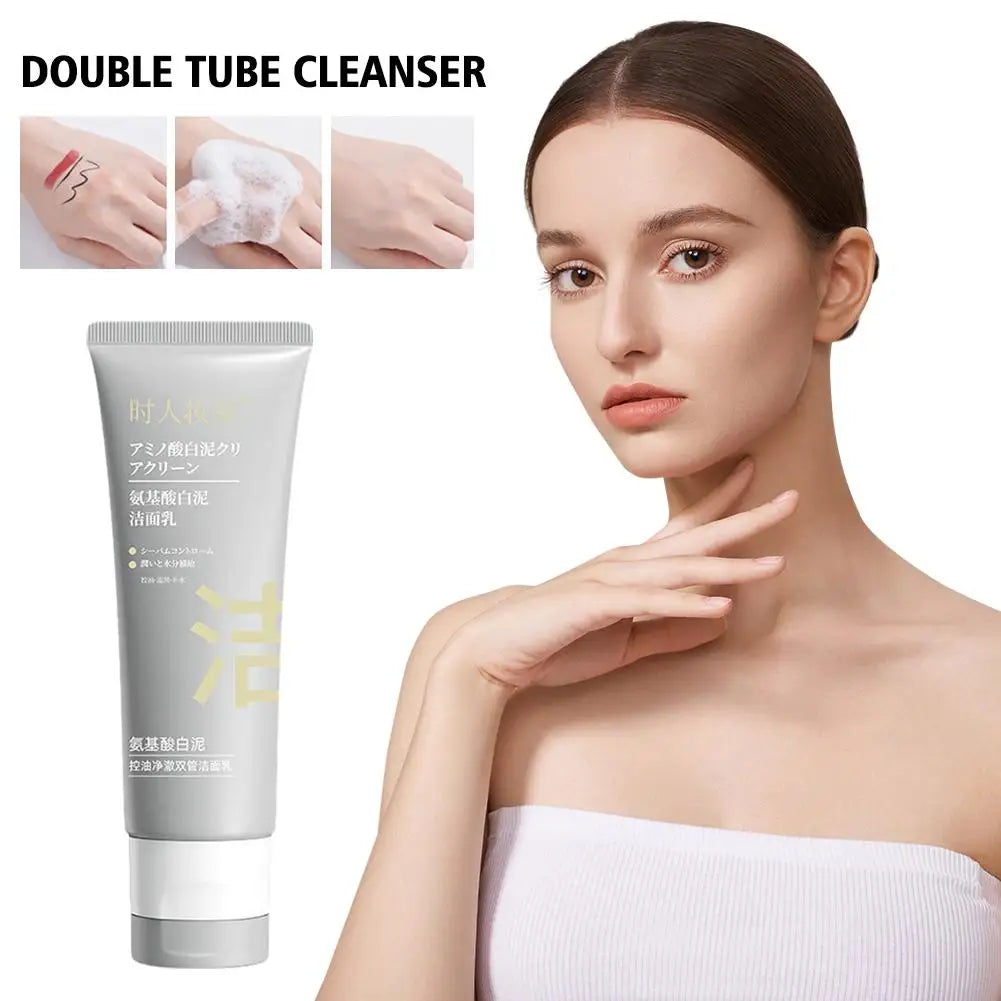 Salicylic Acid Facial Cleanser Amino Acid Face Wash Foam Face Cleanser Moisturizing Facial Cleansing Skin Care Product 100g/150g