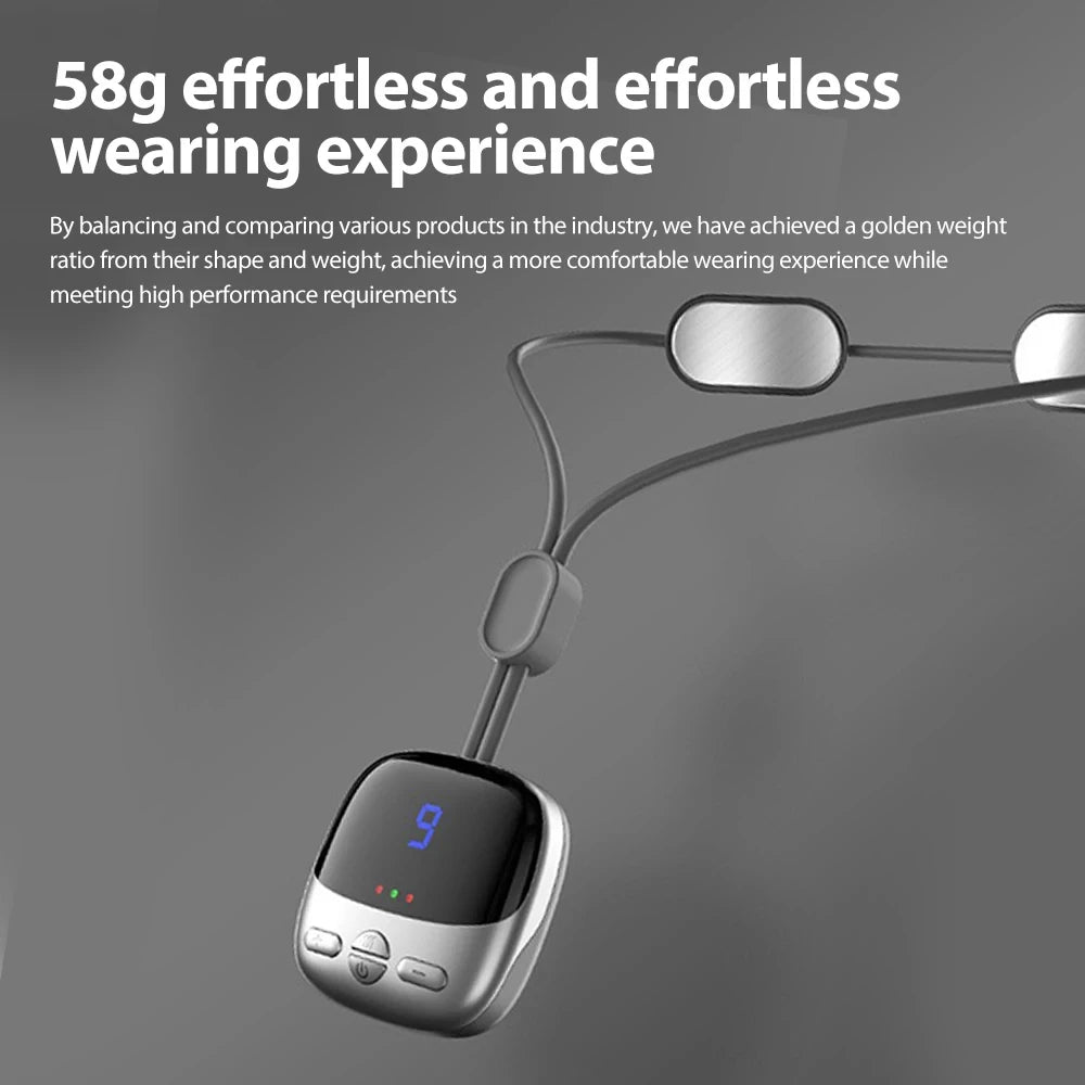 Xiaomi Mini Hanging Neck Massager Smart With Hot Pulse TENS Massage EMS Portable Muscle Stimulator Relax Shoulder Spine Kneading