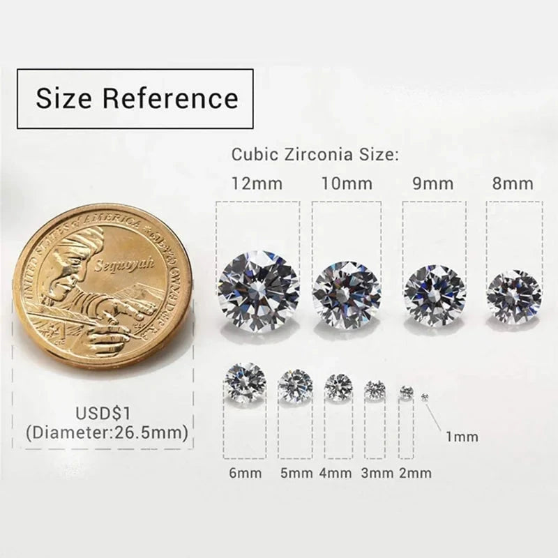 Size 2x3mm-13x18mm 5A Oval Shape White Cubic Zirconia Stone Loose CZ Stones Synthetic Gemstone For Jewelry Making - AMULET RING STORE