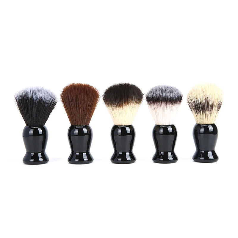 Natural Badger Hair Men's Shaving Brush Barber Salon Men Facial Beard Cleaning Appliance Shave Tool Razor Brush With Wood Handle