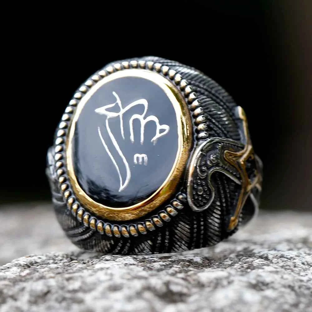 BEIER 2025 New Unique Design 316L Stainless Steel Turkey Ring - AMULET RING STORE