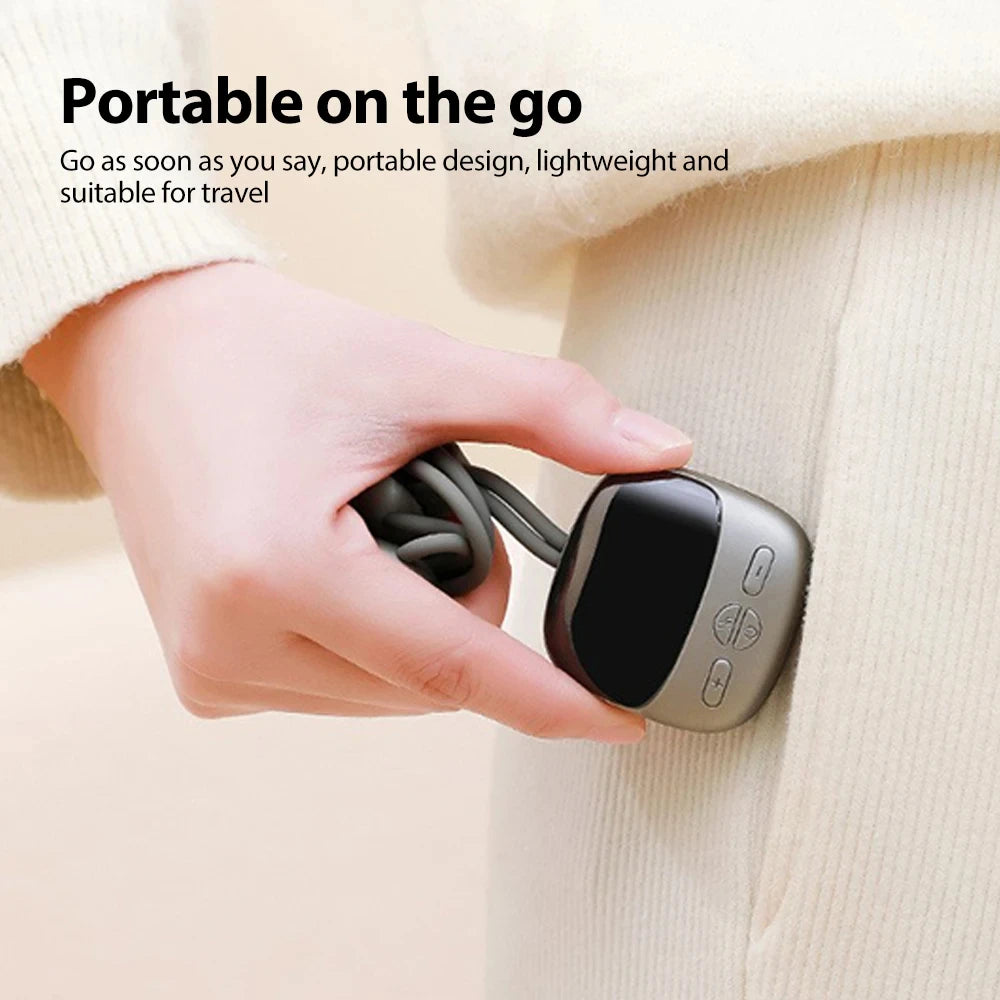 Xiaomi Mini Hanging Neck Massager Smart With Hot Pulse TENS Massage EMS Portable Muscle Stimulator Relax Shoulder Spine Kneading