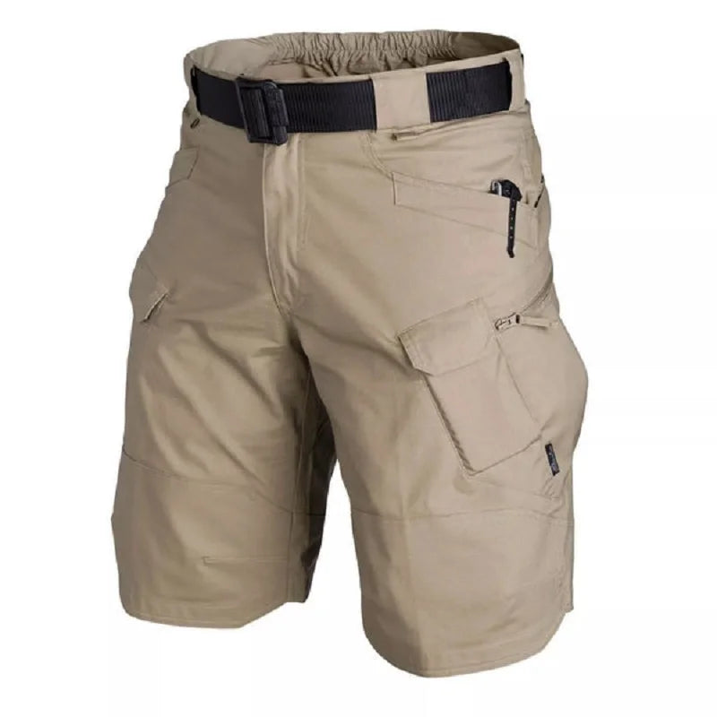Outdoor Cargo Military Men Tactical Shorts for Summer Waterproof Urban Shorts Trekking Camp Pants Multi Pocket Plus Size Hiking