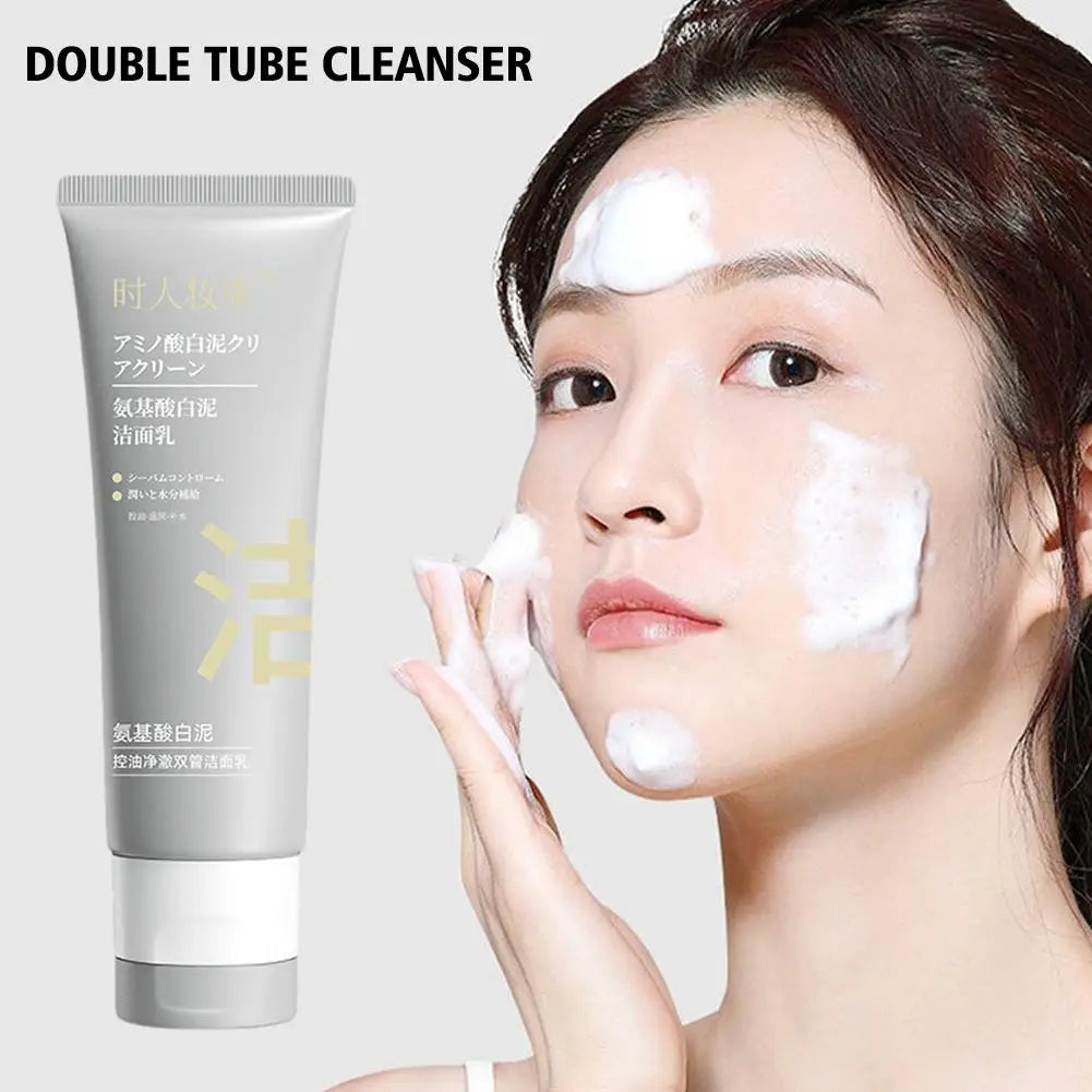 Salicylic Acid Facial Cleanser Amino Acid Face Wash Foam Face Cleanser Moisturizing Facial Cleansing Skin Care Product 100g/150g