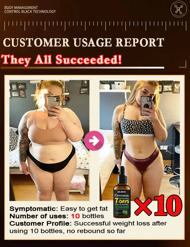 Effective Quick Fat Reduction Solution Weight Loss Product for Fast Burning Belly Waist Leg Fat - Weight Loss Supplement