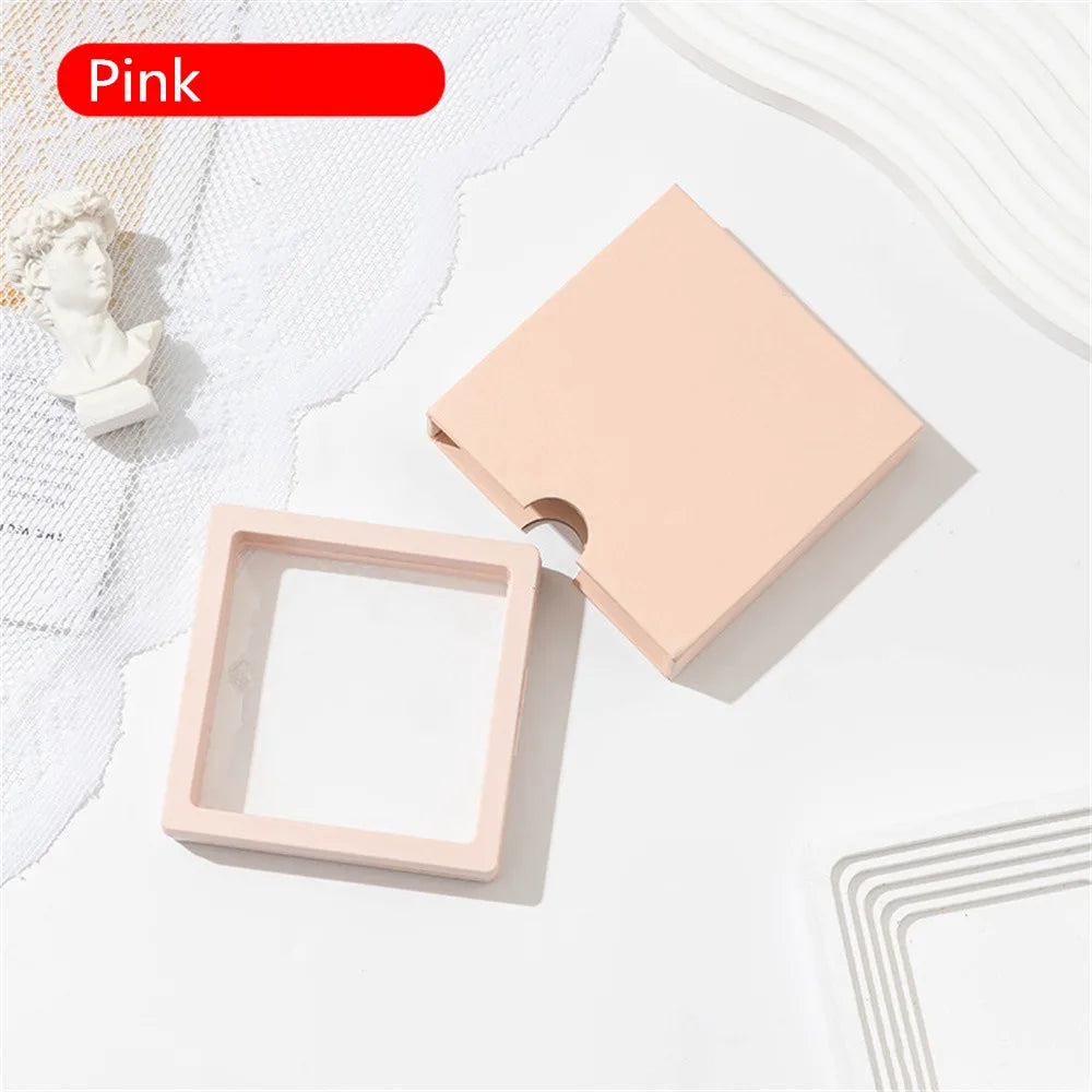 Drawer Jewelry Packaging Box Nail Earrings Necklace Ring Storage PE Film Suspension Anti-oxidation Gift Box Jewelry Box Joyero - AMULET RING STORE