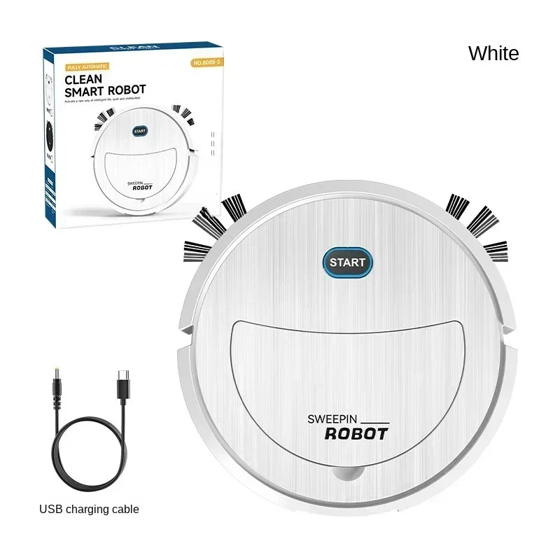 Intelligent Robot Cleaner USB Three in One Sweeping and Mopping Robot Cleaner Kitchen Robots Electric Floor Mop Home Appliance - AMULET RING STORE