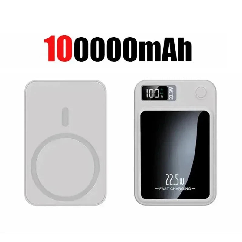 100000mAh Wireless Magnetic Power Bank