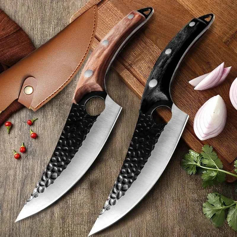 Boning Knives Chef Cooking Slicing Meat Fruit Fish Fillet Kitchen Knives Stainless Steel Hand Forge Blade Utility Barbecue Knife