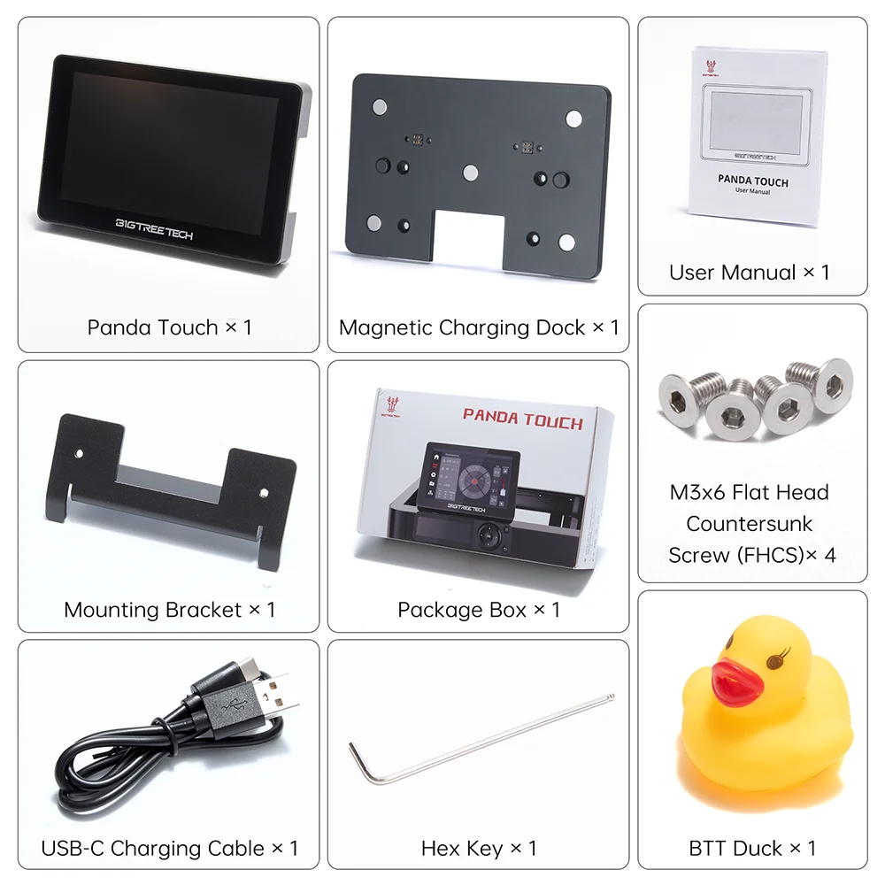 BIGTREETECH Panda Touch 5 Inch Touch Screen Multi-Printer Wireless Control Upgrade For Bambu Lab X1 P1 BambuLab A1 3D Printer
