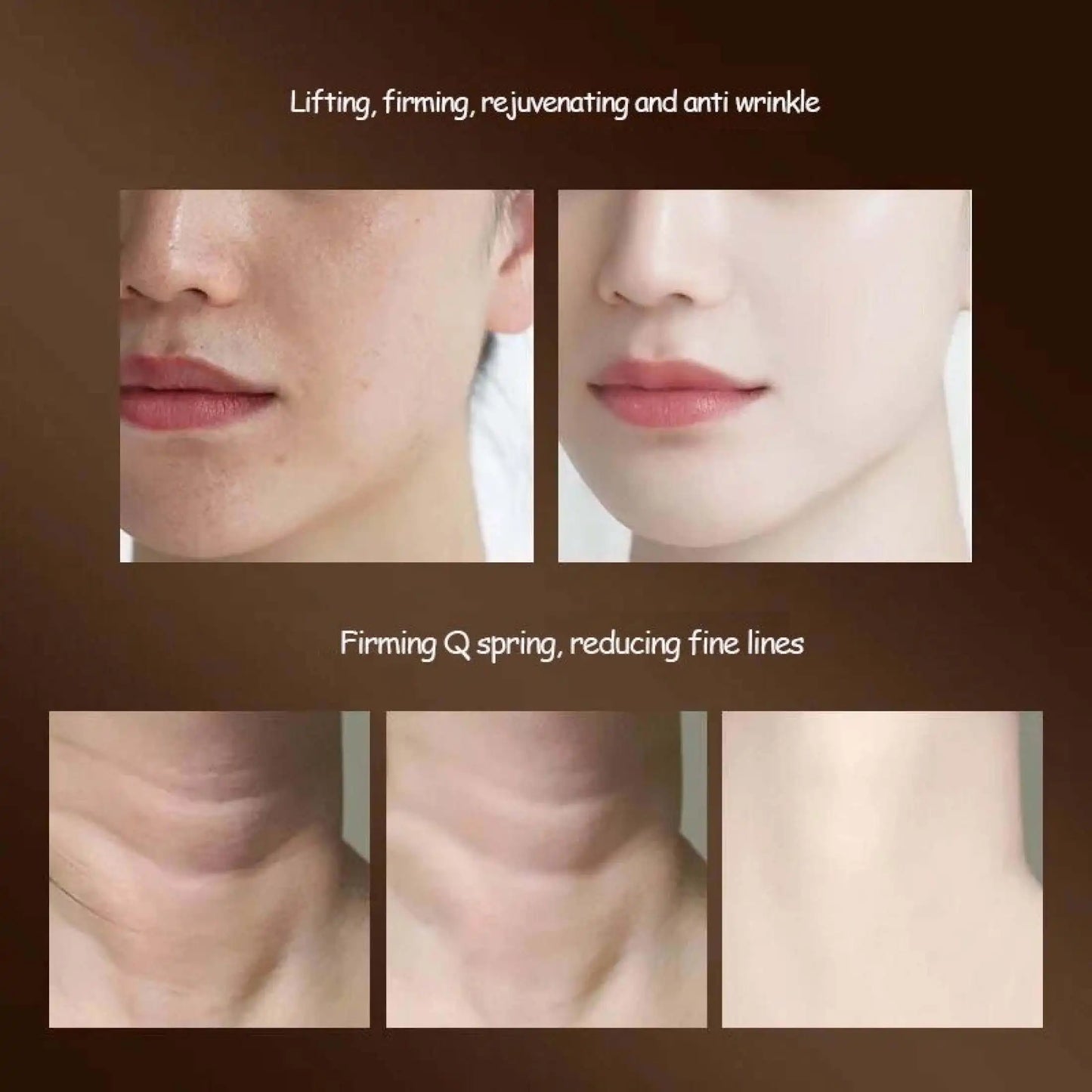 Face Massager 3 In 1 Neck Facial Eye Massage Introducer Microcurrent Skin Rejuvenation Anti Aging Beauty Device Beauty Tools