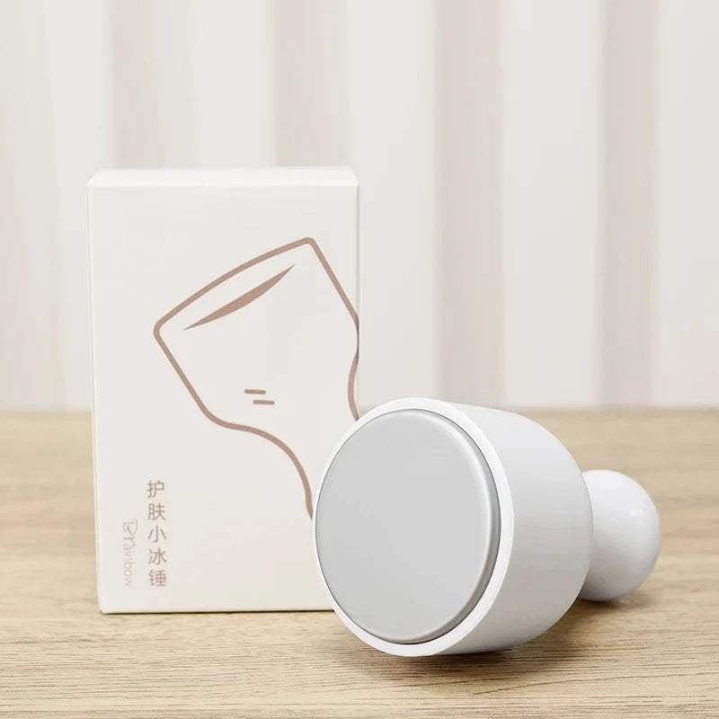 Brainbow Face Ice Cooler Roller Ice Compress Hammer Beauty Care Quick Cooling for Redness Relief Swelling Elimination Ice Ball