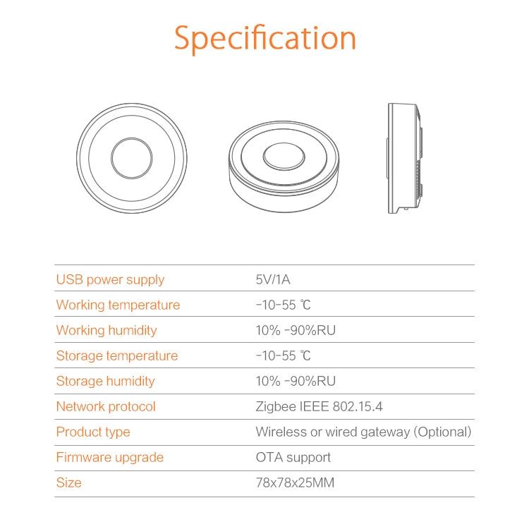 2 in 1 HomeKit Tuya Wire ZigBee Gateway Hub Smart Home Bridge Remote Control Works with Apple HomeKit Or Tuya Smart APP - AMULET RING STORE