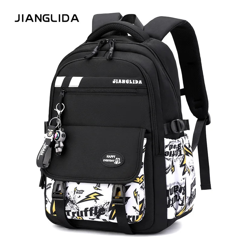 NEW Children Orthopedics School Bags Kids Backpack In Primary Schoolbag For Teenager Boys Waterproof Backpacks Book Bag mochila