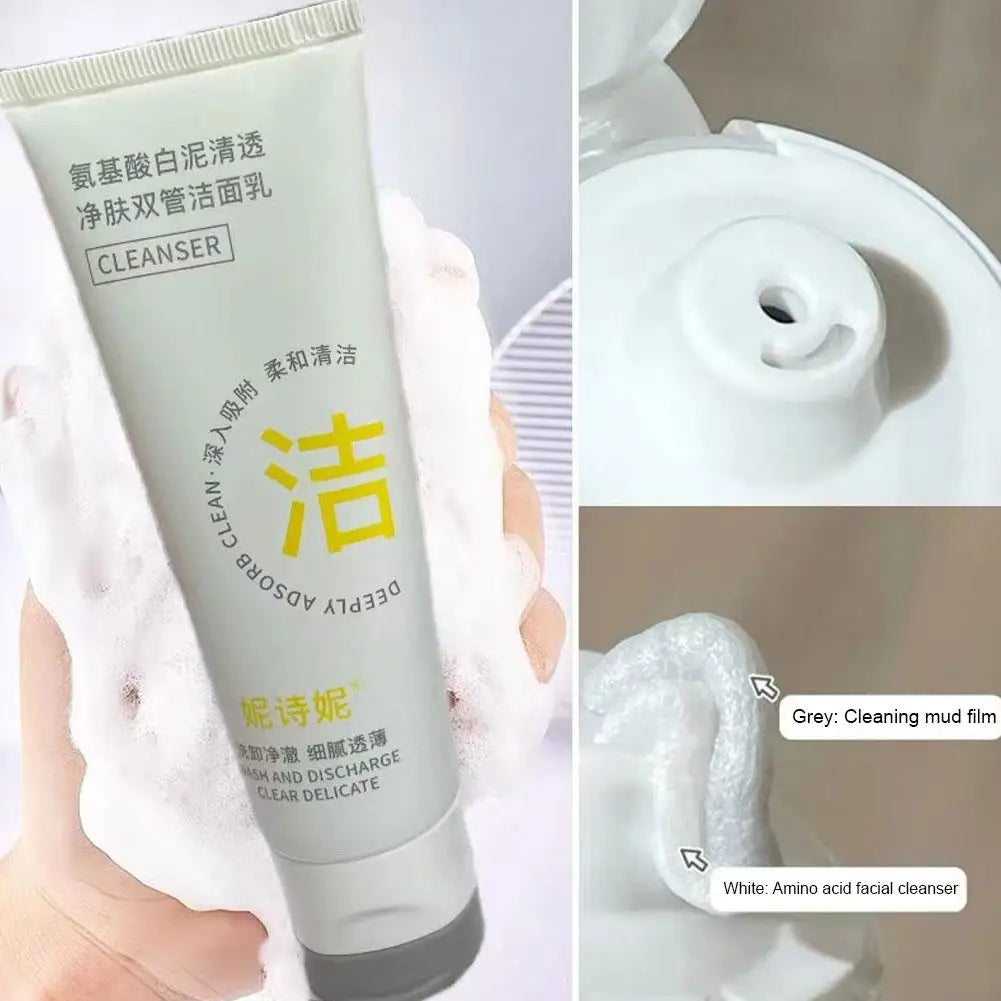 Salicylic Acid Facial Cleanser Amino Acid Face Wash Foam Face Cleanser Moisturizing Facial Cleansing Skin Care Product 100g/150g