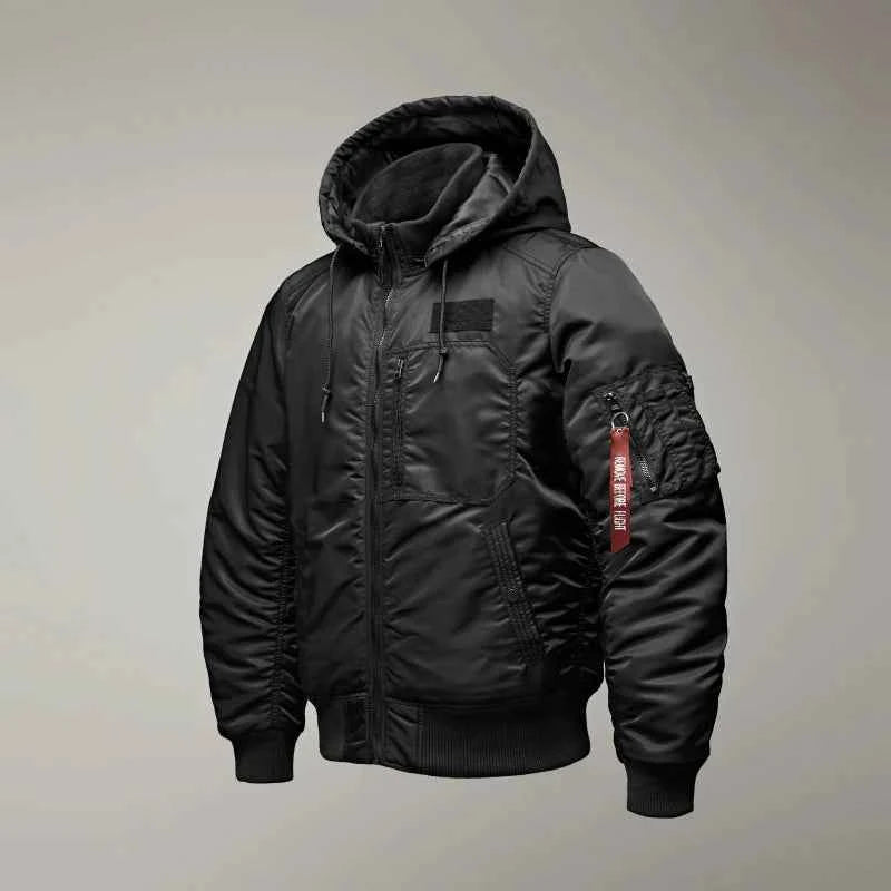 Men's winter jacket is very stylish waterproof and windproof, thickened with padded