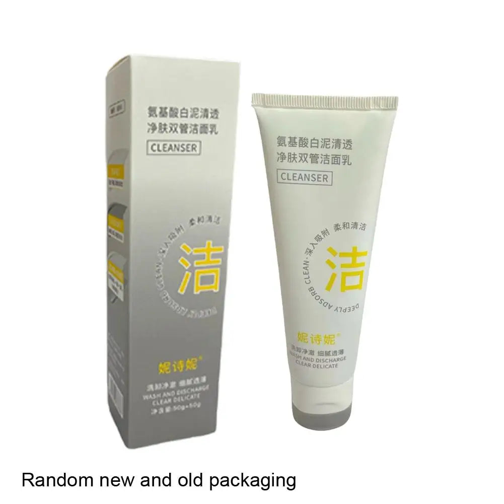 Salicylic Acid Facial Cleanser Amino Acid Face Wash Foam Face Cleanser Moisturizing Facial Cleansing Skin Care Product 100g/150g